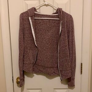 Aeropostale zip up pink/purple jacket